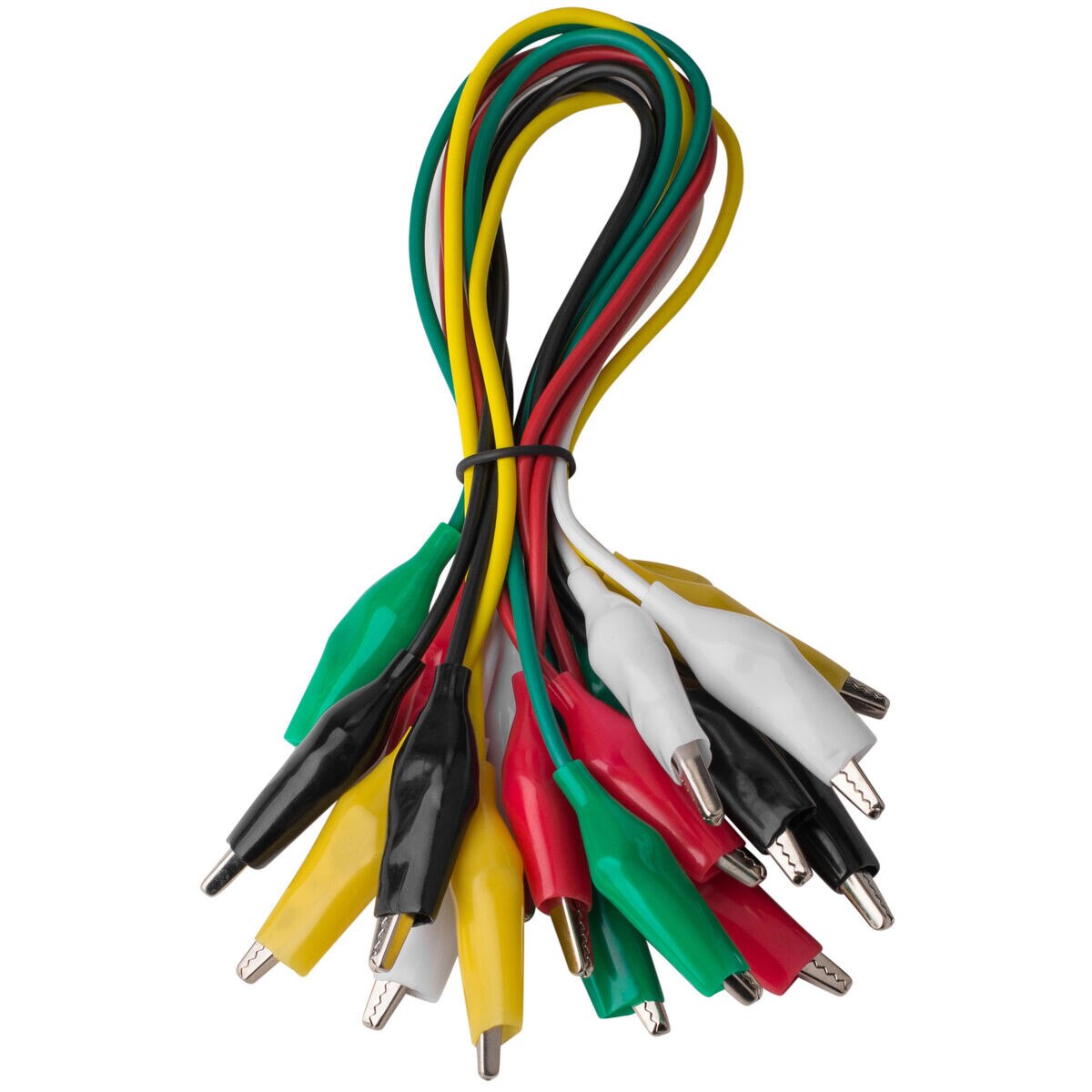 Large Alligator Clip 20 AWG Test Lead Set 10 Pcs.